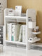Desktop storage shelf desk bookshelf hole board home dormitory student study desk renovation workstation storage shelf