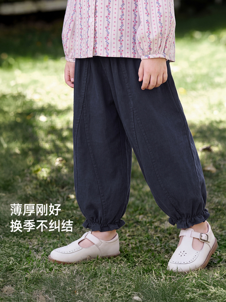 jellybaby女童裤子夏薄款2026新款休闲长裤小儿童宽松宝宝防蚊裤 — 3