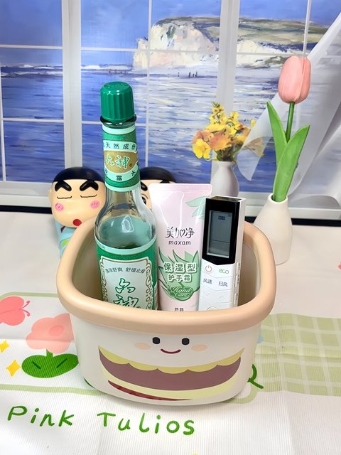 Mini desktop trash can small hamburger style cute living room garbage storage box bathroom face towel storage box