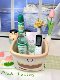 Mini desktop trash can small hamburger style cute living room garbage storage box bathroom face towel storage box