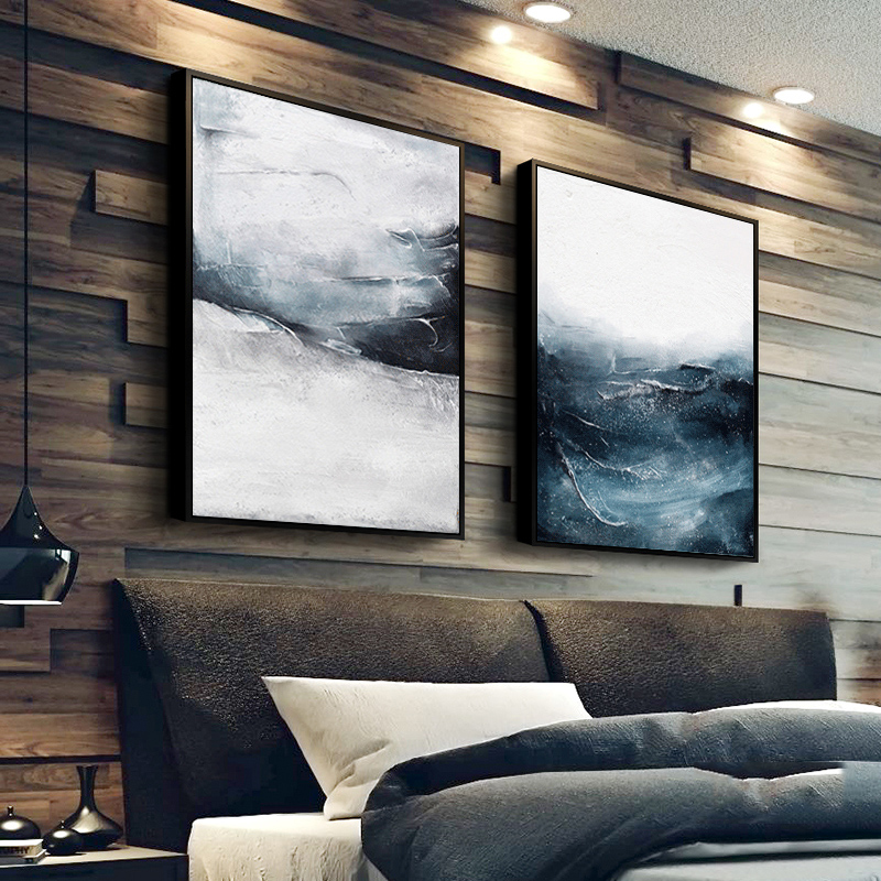 다이아몬드로 가득 찬 5D 다이아몬드 페인팅 거실 추상 잉크 다이아몬드 자수 다이아몬드 크로스 스티치 삼부작 벽돌 자수 2019 새로운 스타일