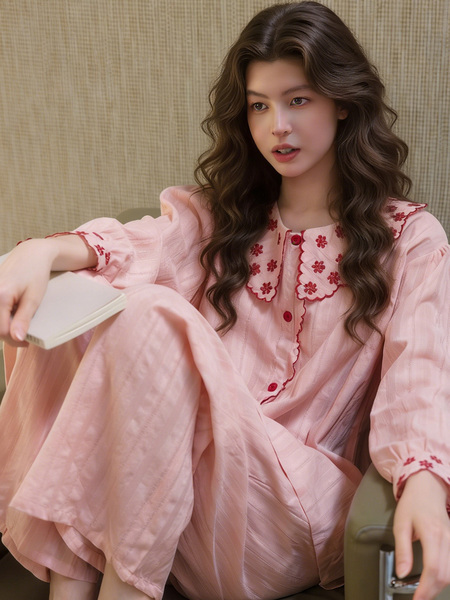 纯棉月子服睡衣春秋季新款10月份孕妇产妇待产哺乳喂奶家居服冬季