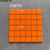 Темно-зеленый корейский ресторан-барбекю в гонконгском стиле, 48 цветов, керамическая мозаика, маленькая мозаичная плитка для ванной комнаты