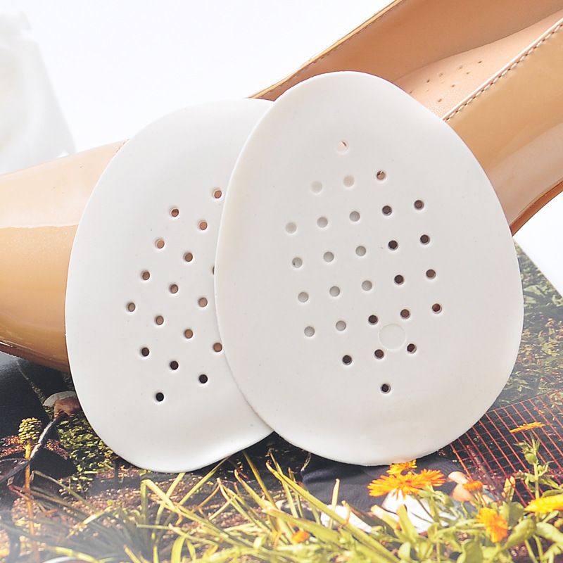 HALF SIZE PAD LATEX FOREFOOT PAD SILICONE HALF SIZE HIGH HEEL INSOLE ANTI-SLIP ANTI-FOOT PAIN HALF FOOT PAD FOREFOOT INSOLE