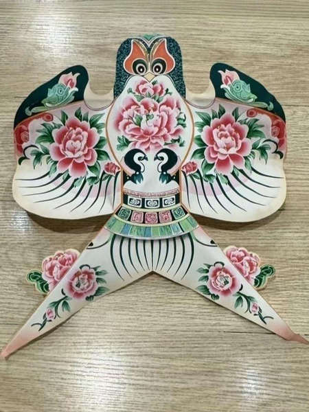 潍坊传统非遗纸鸢儿童手持风筝舞蹈道具宝宝周岁婚庆装饰拍摄道具