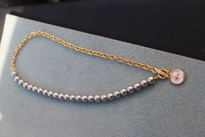 DIY ACCESSORIES NATURAL SHELLS POLISHED STAR PENDANT CHAIN HALF BEADS HALF CHAIN JADE NECKLACE BRACELET ACCESSORIES