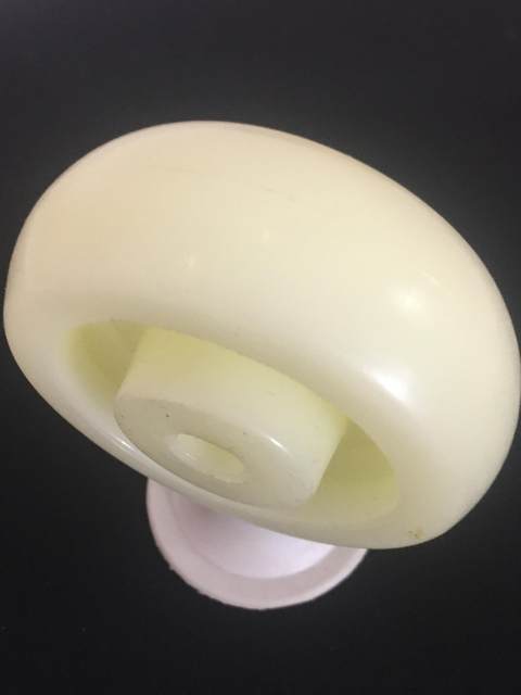 尼龙轮塑料轮保险柜定向滑轮铁皮柜家具轮手推车轮白色厂家直销