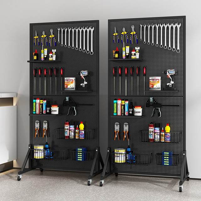 Hole board floor display rack mobile phone accessories accessories shelf vertical hardware tool hanging board supermarket storage rack