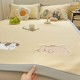 Waffle iced beans cool mat three-piece set strap sheet summer ice silk mat air conditioning soft mat machine washable