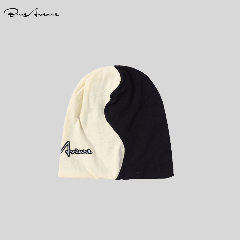 TRENDY BRAND BURE AVENUE NICHE DESIGN SENSE PILES UP HATS CONFINEMENT HATS COLOR-MATCHED FACES SMALL BUN HATS COLD HATS