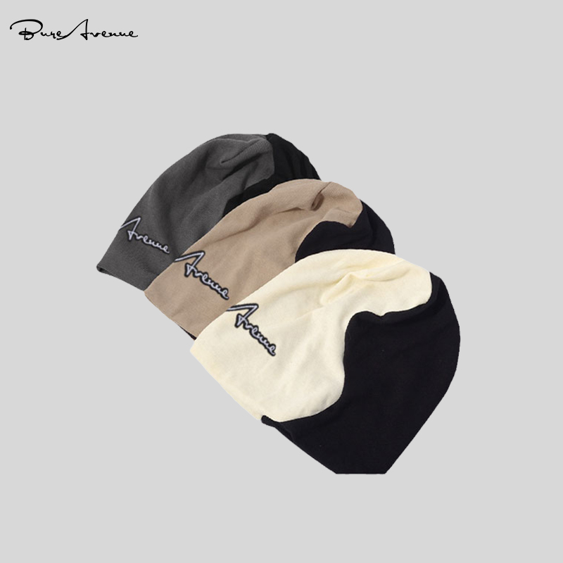 TRENDY BRAND BURE AVENUE NICHE DESIGN SENSE PILES UP HATS CONFINEMENT HATS COLOR-MATCHED FACES SMALL BUN HATS COLD HATS