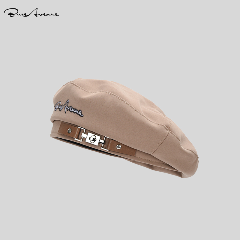 TRENDY BRAND BURE AVENUE SHOWS FACE SMALL BERET HAT SUMMER BERET HAT FEMALE SPRING AND AUTUMN OCTAGONAL HAT FEMALE PAINTER HAT INS