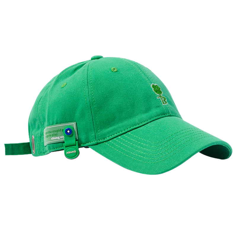 BURE AVENUE DUCK TONGUE HAT DARK GREEN ASHADE WOMENS SUMMER BASEBALL CAP MENS AND WOMENS CLOVER CASUAL HAT TIDE