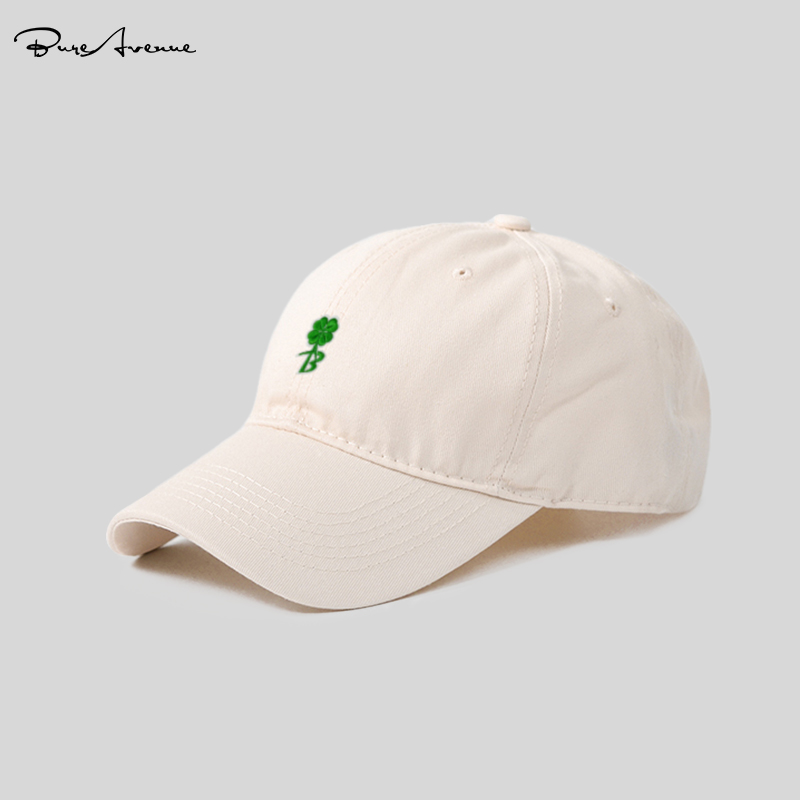 TRENDY BRAND BURE AVENUE CAP 2024 SUMMER NEW LUCKY CLOVER BASEBALL CAP MENS AND WOMENS CASUAL HATS