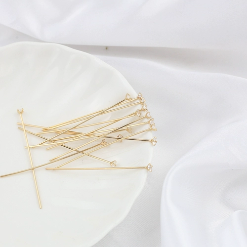 Медные бусины, подвеска, серьги, китайская шпилька, аксессуары с кисточками, 18 карат, микроинкрустация, DIY