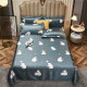 Summer ice silk mat sheet three-piece set 1.8 meters double bed 1.5 summer mat washable foldable mat