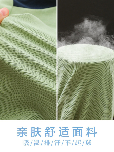 男童套装夏款薄款凉快2026儿童中大童男孩休闲背心短裤运动两件套 — 4