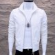Spring and Autumn Jacket Men's Stand Collar Korean Style Slim Fit High-End Short Label Men's Casual Trendy Fashion Jacket