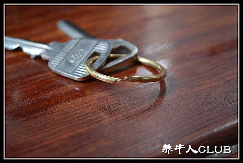 CATTLEMEN PRODUCE EXQUISITE PURE COPPER KEY RING OPENING RING DIY INCISION KEY CHAIN QUALITY AND DURABLE