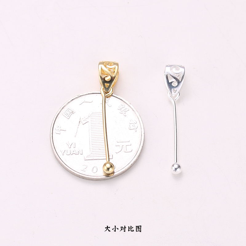 S  PIN BUCKLE ACCESSORIES UNIVERSAL HANDMADE EARRINGS DIY THREAD PENDANT 9 WORD NEEDLE THROUGH THE HEART PIN