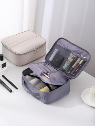 Brand small handheld cosmetic bag, capacious storage bag, internet celebrity, South Korea