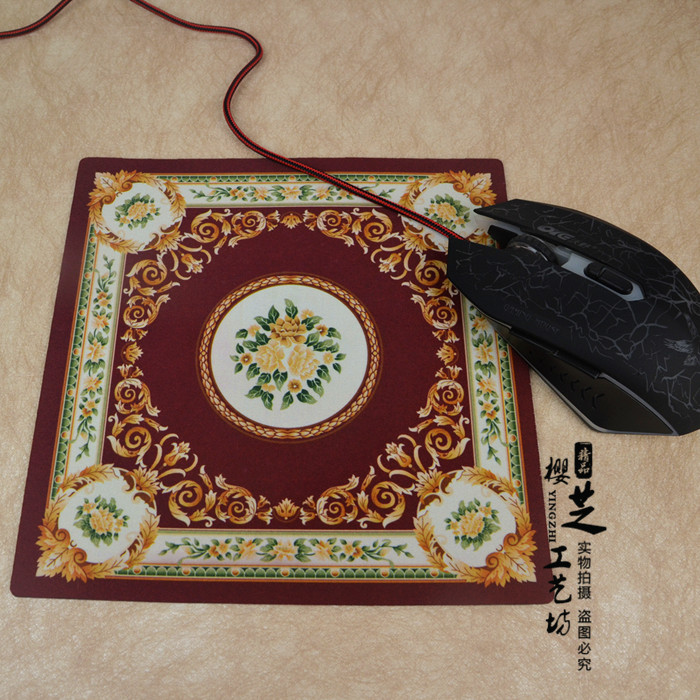 XINJIANG STYLE GIFTS ETHNIC CHARACTERISTICS WIND MOUSE PADS COASTERS ANTI-SCALD PADS TELEPHONE PADS SMALL ROUND PADS BOWLS SQUARE HEAT INSULATION PADS