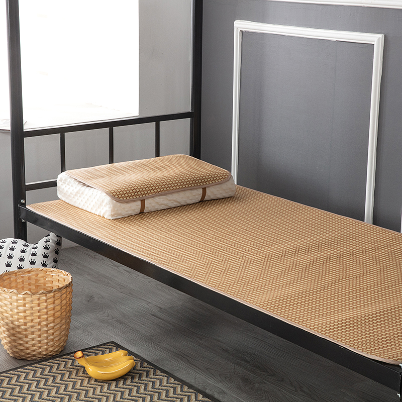 RATTAN MAT ICE SILK MAT 0.8M BED DOUBLE MAT 0.9M 1.2 FOLDABLE BAMBOO MAT SOFT STRAW MAT SUMMER