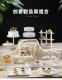 白色婚礼甜品台摆件展示架生日蛋糕架子冷餐茶歇摆台下午茶点心架