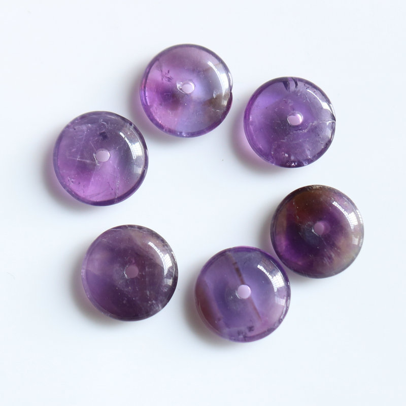 12MM NATURAL CRYSTAL AGATE MINI PING AN BUCKLE RED AVENTURINE RING SEPTUM LOOSE BEAD PENDANT PENDANT DIY ACCESSORIES