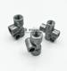 2TD zinc alloy oil pipe tee, direct cross four-way oil-dividing block nylon pipe oil circuit joint 4 6MM oil pipe