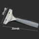 Cleaning spatula blade transparent plastic handle aluminum alloy spatula head cleaning spatula cleaning tile floor tool scraping