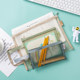 Mesh students double-layer storage bag information bag file bag test paper bag exam pen bag makeup bag handbag textbooks separate paper bag paper bag homework college entrance examination high school entrance examination special admission certificate