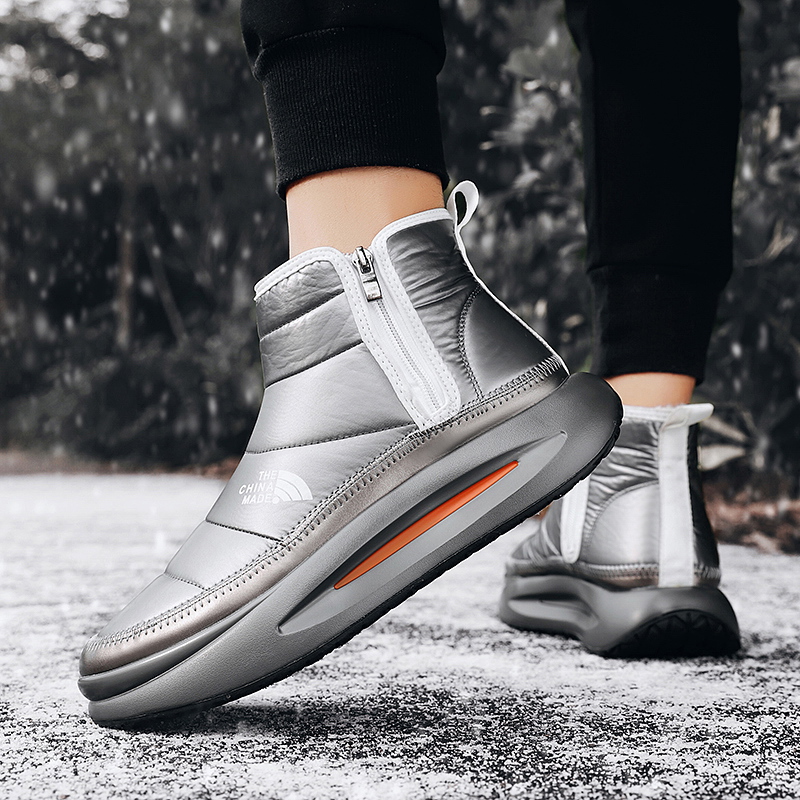 IN WINTER NORTHEAST SNOW BOOTS MENS VELVET WARM COTTON SHOES MINUS 40 DEGREES DOWN WATERPROOF COLD-RESISTANT BREAD COLD-PROOF EXTREMELY COLD