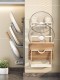 Suction cup pot lid rack wall-mounted punch-free kitchen storage rack cutting board placement rack cutting board chopping board storage tool