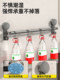 Suction cup towel rack retractable bath towel hanging rod bathroom punch-free bathroom towel rack storage rack