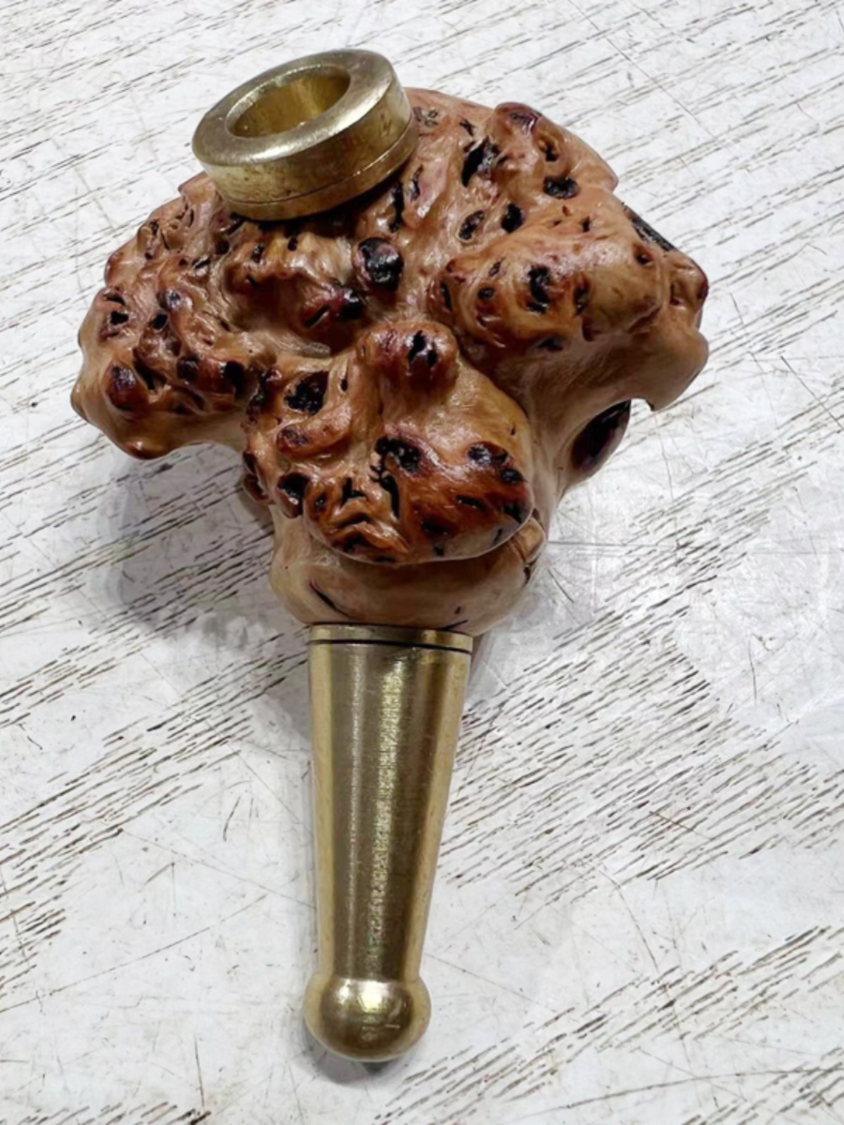 운남 검은 과일 나무 종양 미니 파이프 두껍고 얇은 이중 목적 재활용 필터 담배 홀더 맞춤형 장난감