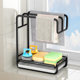 Punchless rag rack Countertop wall-mounted kitchen supplies storage rack dishwashing sponge drain rack towel storage rack