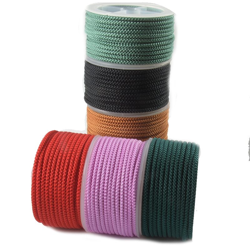 CULTURAL PLAY ROPE WEAR-RESISTANT BRACELET ROPE NON-ELASTIC BUDDHA BEAD ROPE HAND-WOVEN PINEAPPLE ROPE BRACELET BEADED NECKLACE ROPE