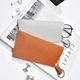 Portable hangable glasses storage bag PU sunglasses storage bag glasses bag convenient key ring glasses hanging bag