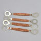 6 square pure copper tin plated flange jumper copper braided wire pipe connection wire anti-static explosion-proof grounding wire