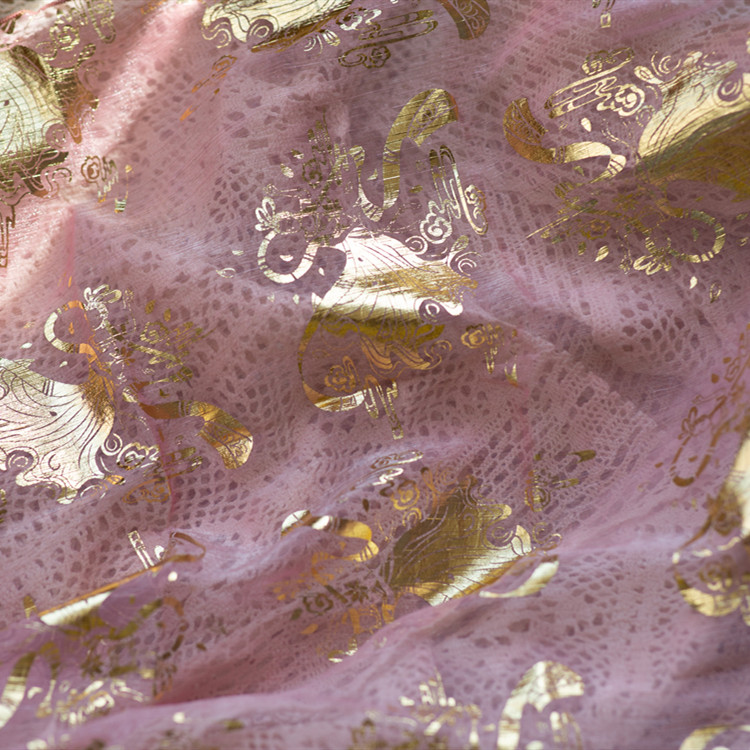 QINGLINGGU ORIGINAL HANFU ACCESSORIES CHEST WAIST WAIST HANFU DRAPED SILK HANFU GRADUAL BRONZING PIPING SILK