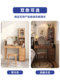 Luxury house furniture, full solid wood makeup table, dressing table storage cabinet, integrated retractable makeup cabinet, bedroom small apartment