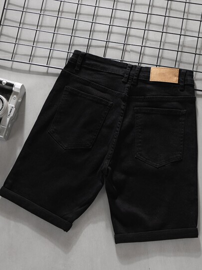 Summer high street pixar hot diamond shorts youth trendy brand high-end slim fit and trendy brand men's small feet five-point pants