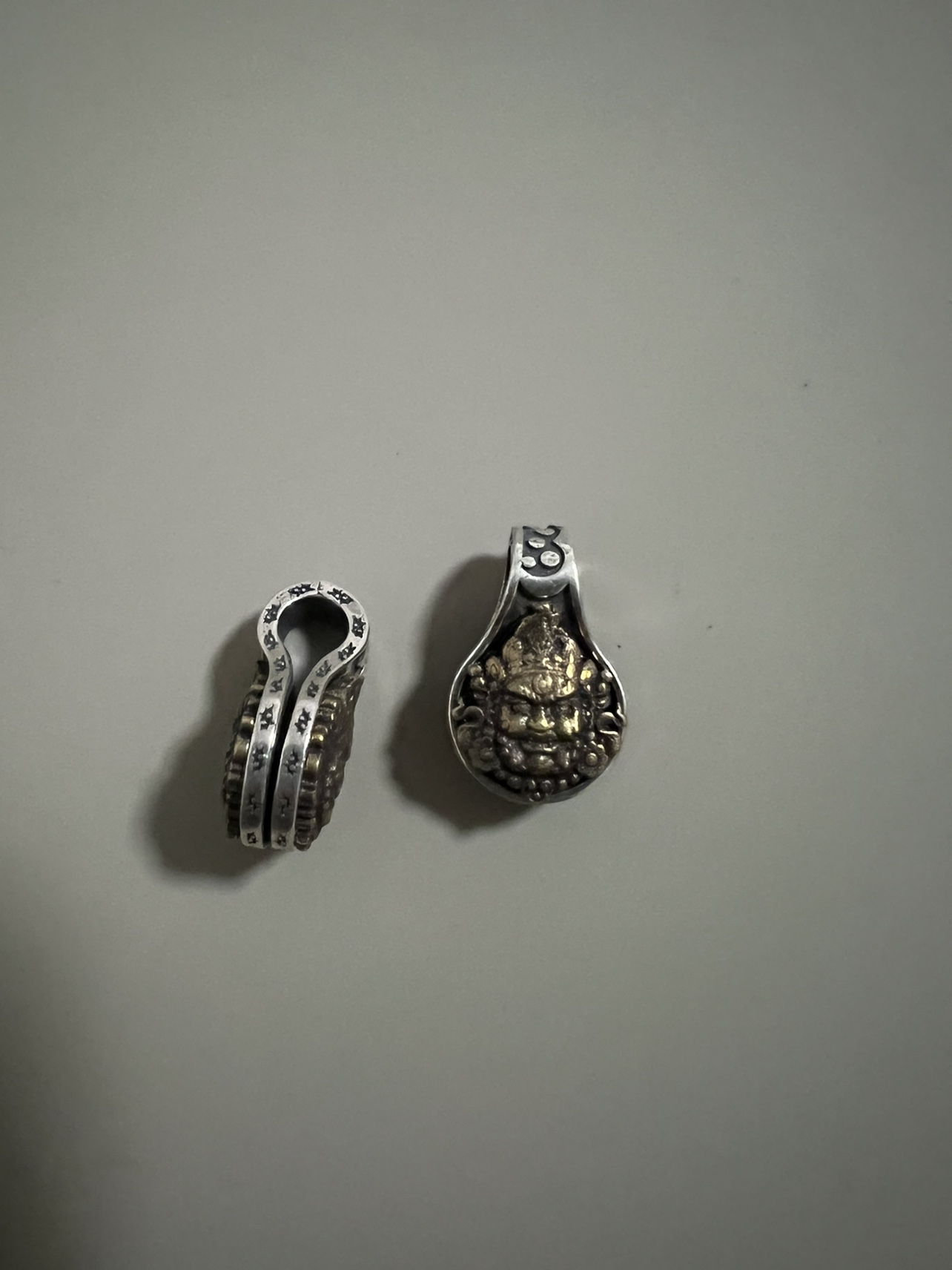 황 부 신 MAHAKALA 카드 크기 20X 13X8MM 소재  문화 장난감 액세서리 BODHI 씨앗