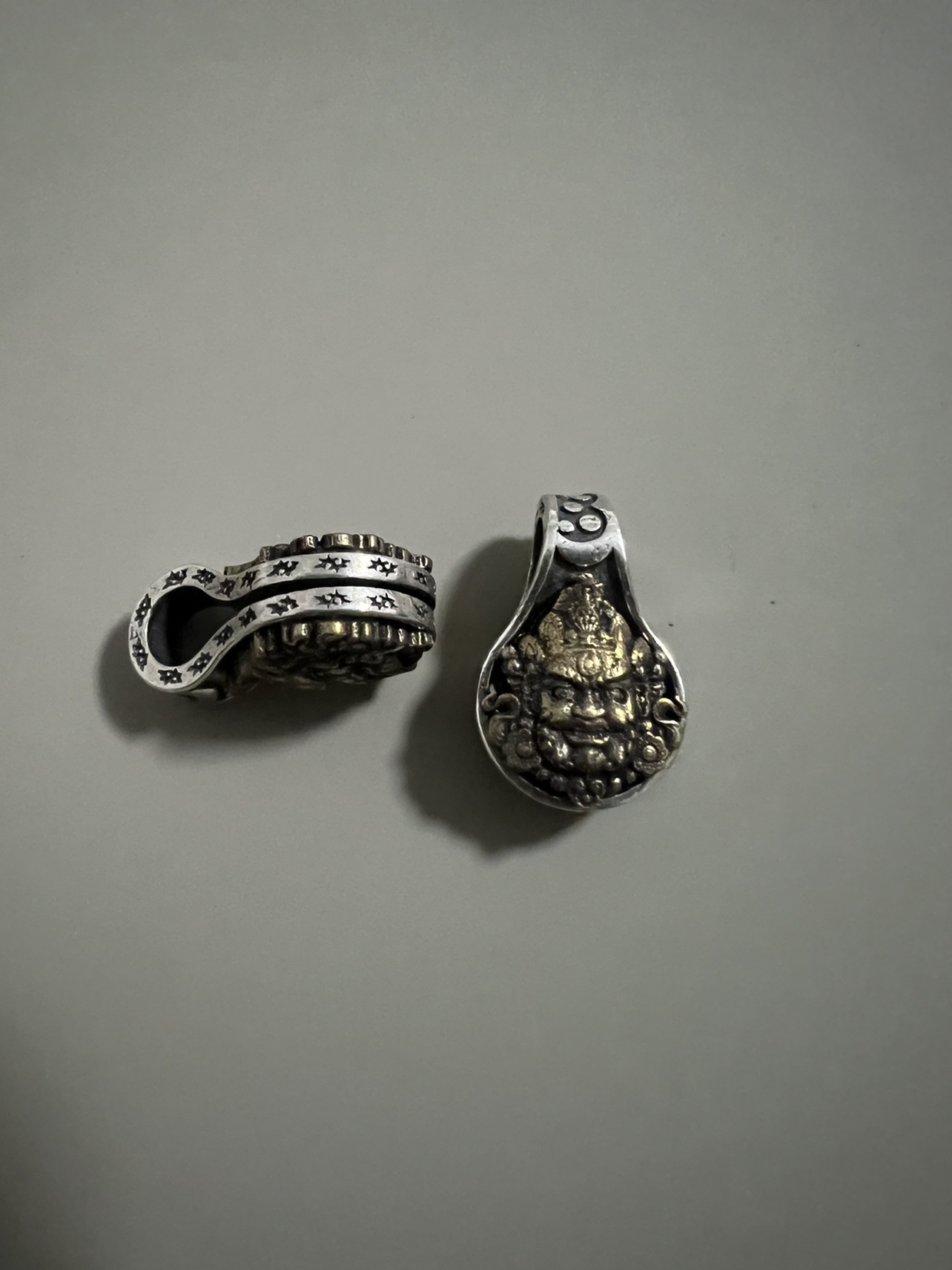 황 부 신 MAHAKALA 카드 크기 20X 13X8MM 소재  문화 장난감 액세서리 BODHI 씨앗