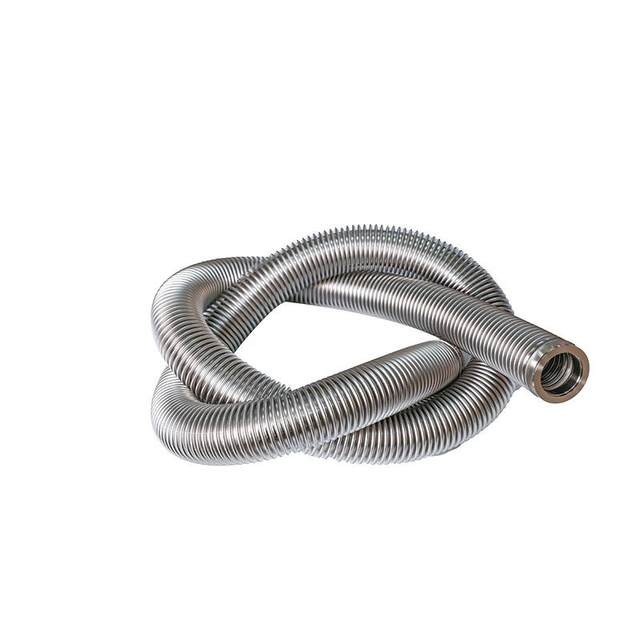 KF/NW high vacuum flexible corrugated pipe KF16/25/40/50 retractable quick-load molding metal vacuum hose