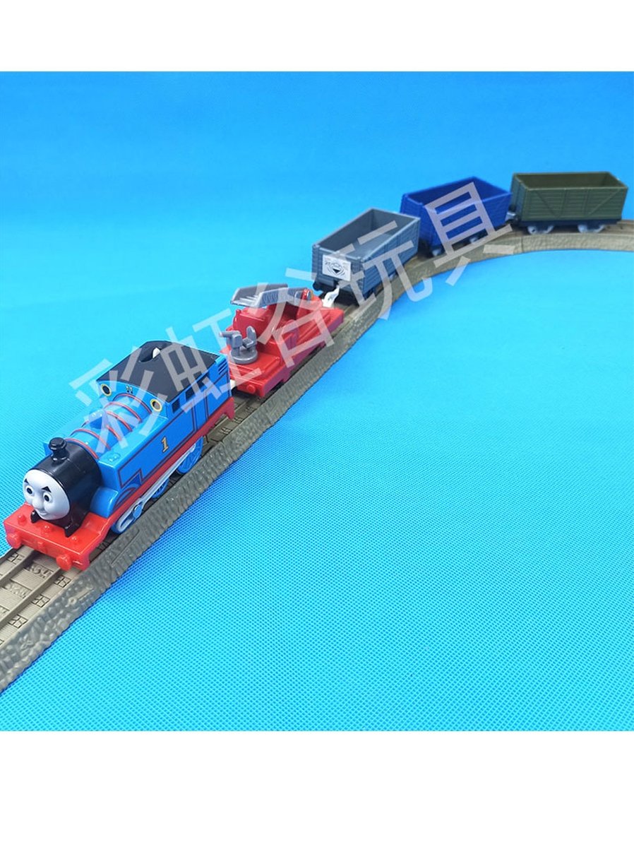 ELECTRIC TRAIN TOY JAMES HENRY GORDON EDWARD PESSIE EMILY DONALD DOUGLAS CARRIAGE