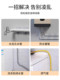 Punch-free water pipe snap fixing clamp PPR pipeline gas pipeline gas pipe clamp U-type pipe clamp nail-free wall