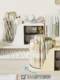 Desktop storage box drawer type rotary storage rack makeup brush storage bucket ins rotary pen holder partition storage box