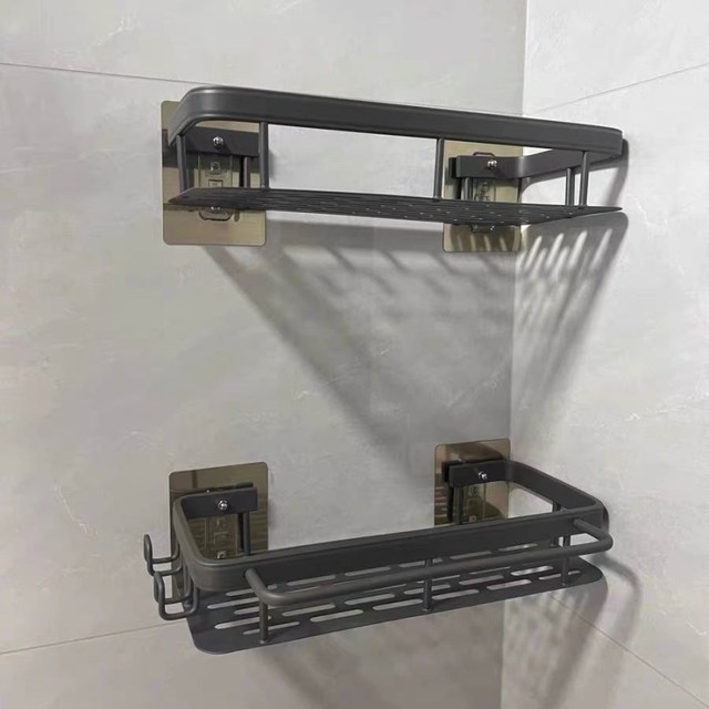 Storage rack wall-mounted shower room wash basin toilet toilet toilet supplies rack storage rack